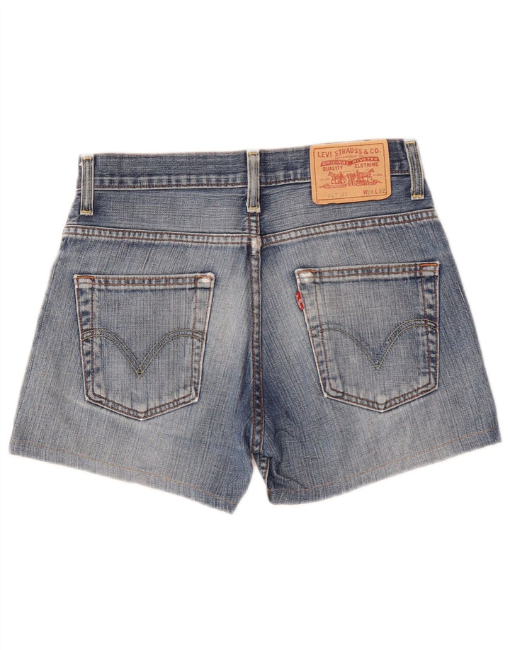 LEVI'S Womens 507 denimshorts W28 Medium Blue