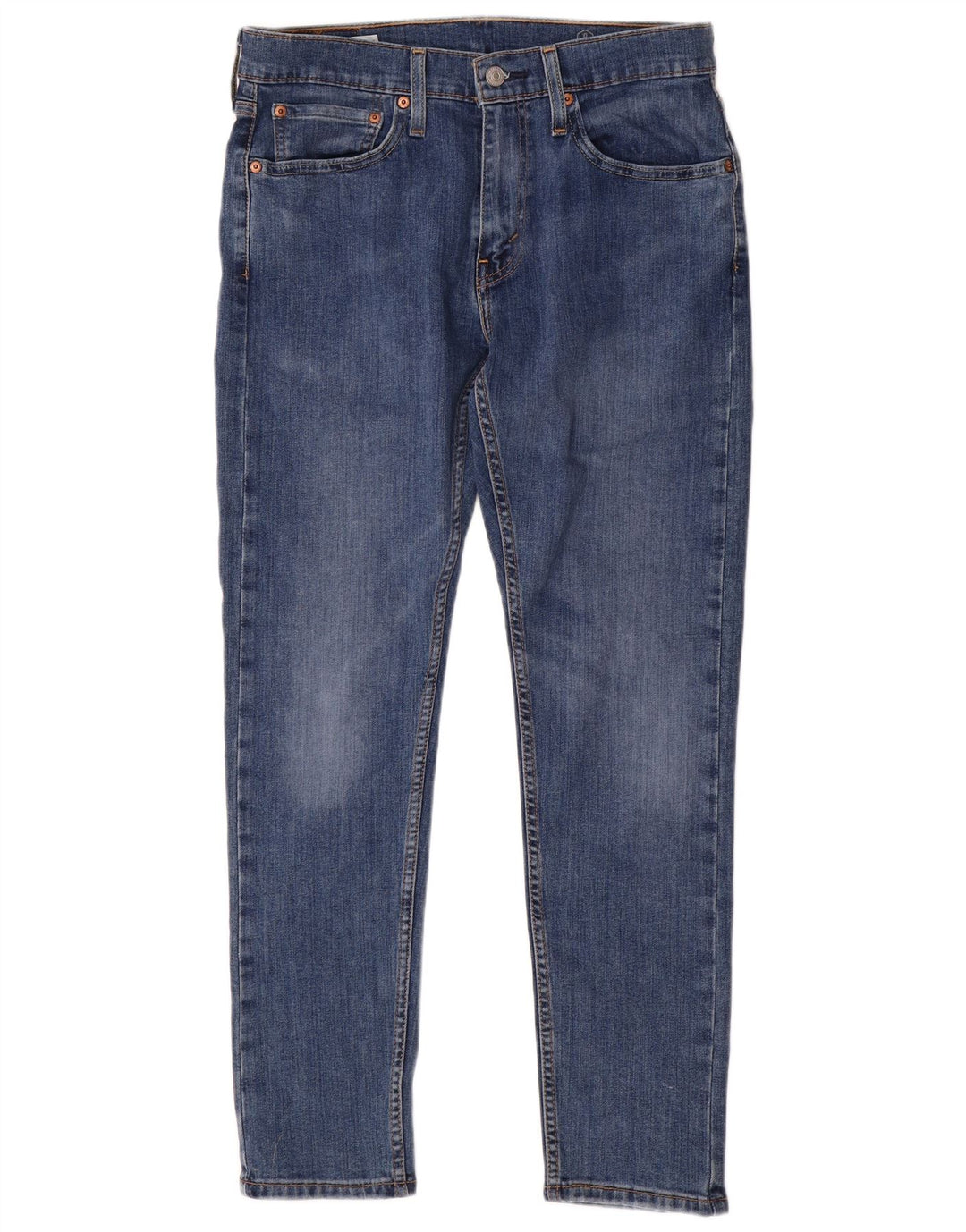 LEVI'S Herre 512 Slim Tapered Jeans W31 L30 Blå Bomuld