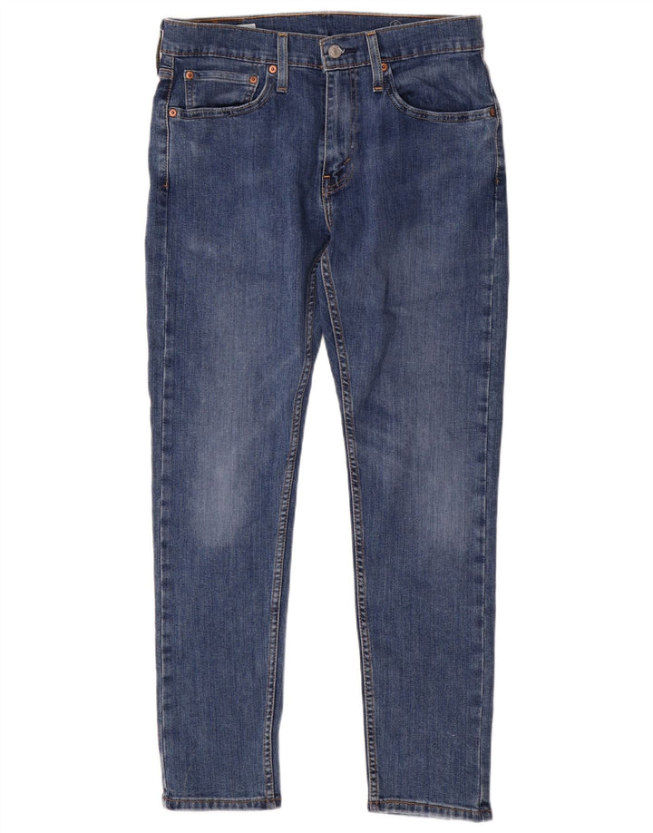 LEVI'S Herre 512 Slim Tapered Jeans W31 L30 Blå Bomuld
