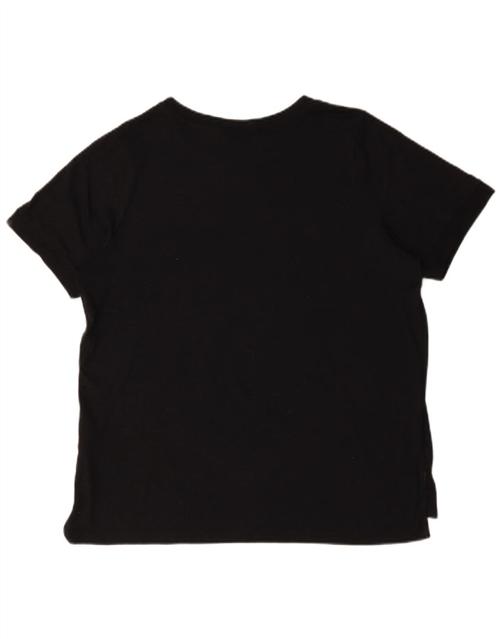 Nike grafisk T-shirt top til mænd, stor sort bomuld