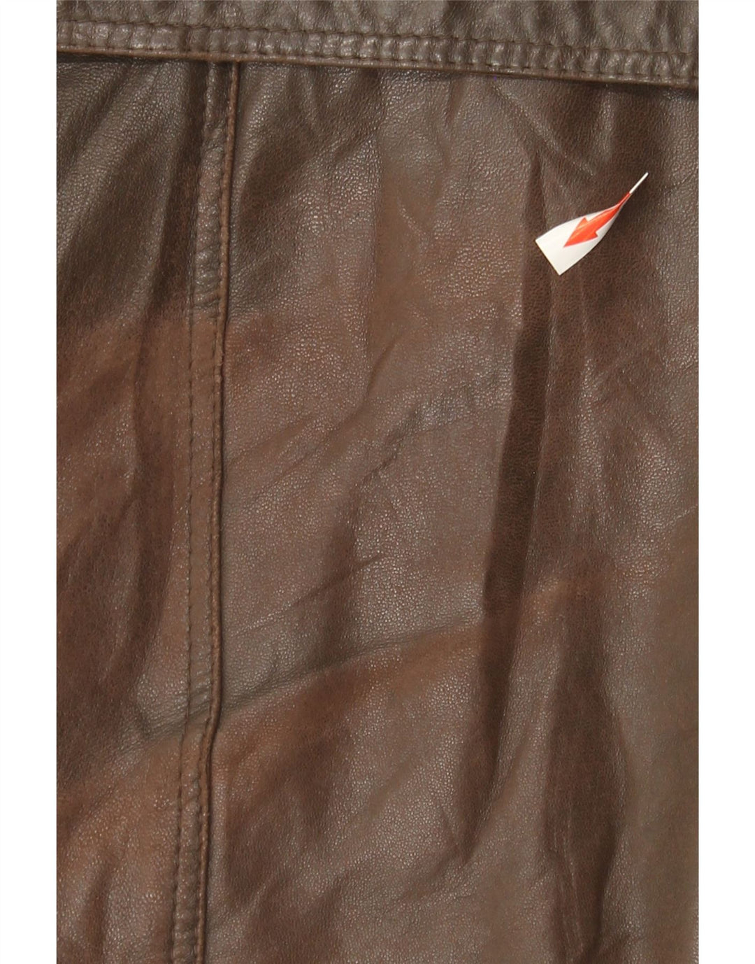 Vintage herre læderjakke IT 52 XL brunt læder