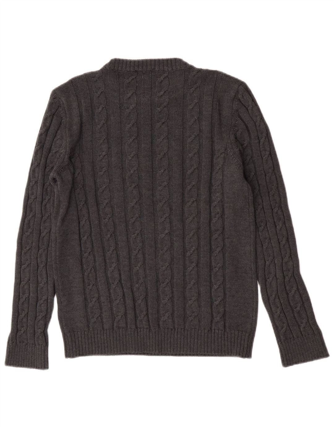 Refrigiwear dame sweater med rund hals, mellemgrå jomfruuld