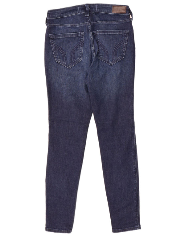 Hollister Womens Curvy High Rise Skinny Jeans US 4 Small W27 L28 Navy Blue