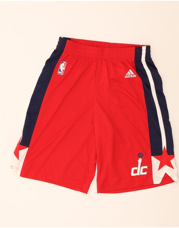 Adidas Boys Washington Wizards Sportsshorts 13-14 år Rød Colourblock