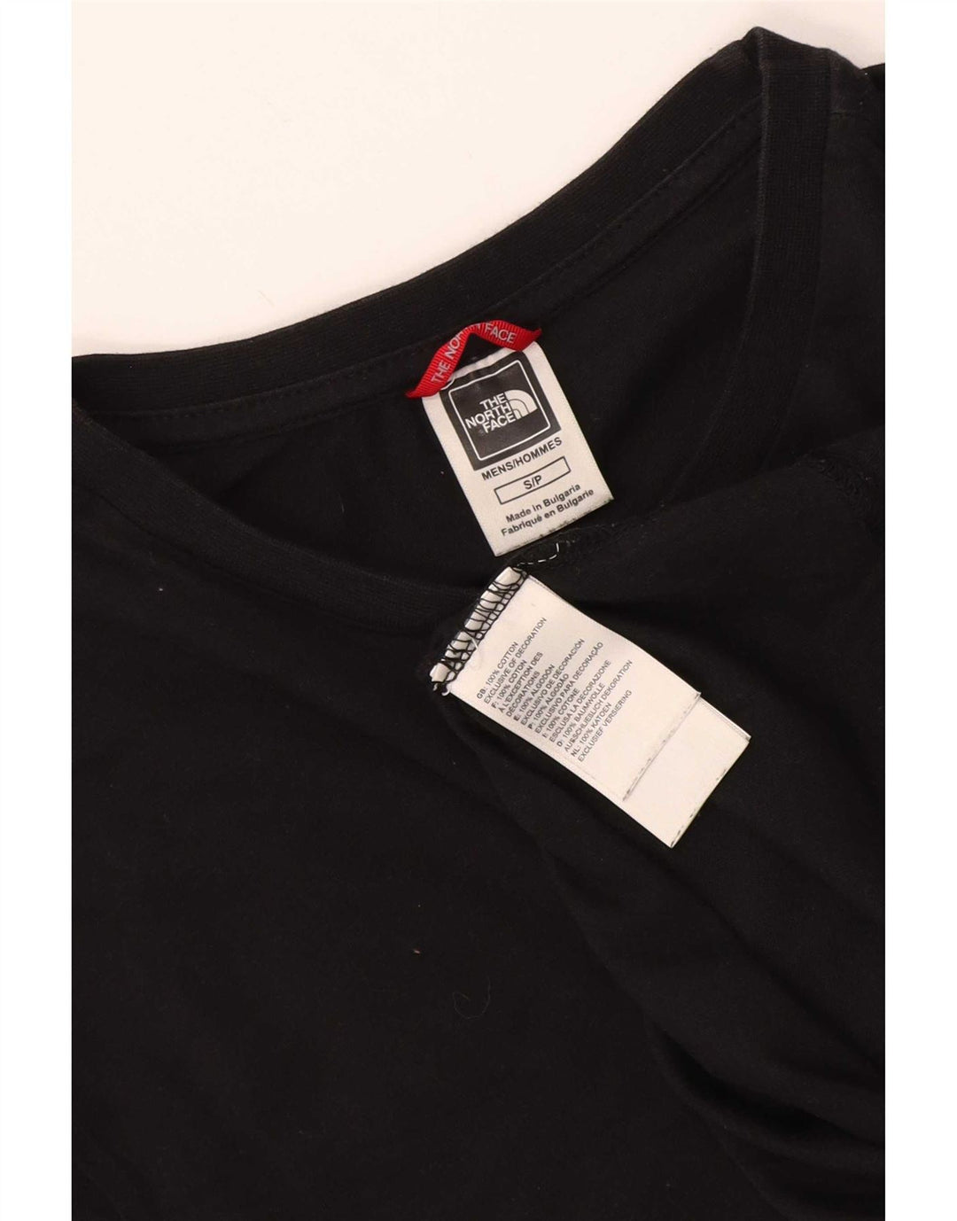 The North Face Herre T-Shirt Top Lille Sort Bomuld