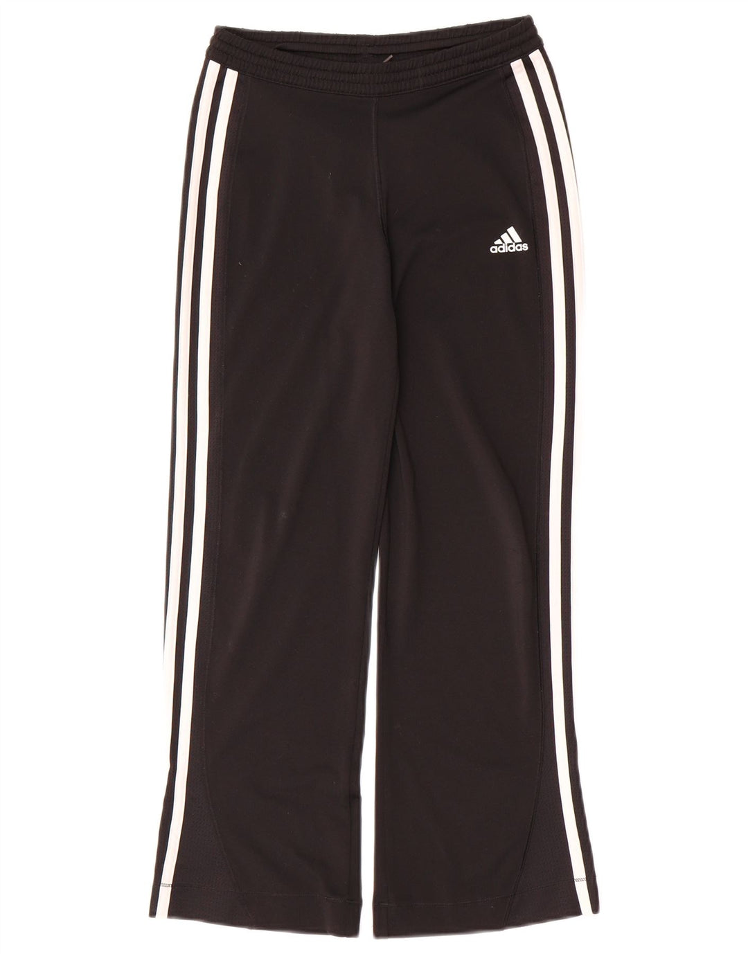 ADIDAS Girls Climacool Tracksuit Trousers 9-10 Years Black Polyester