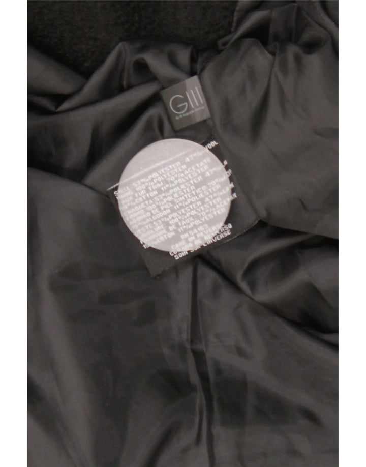 Nine West Womens Overcoat UK 10 Small Black Polyester