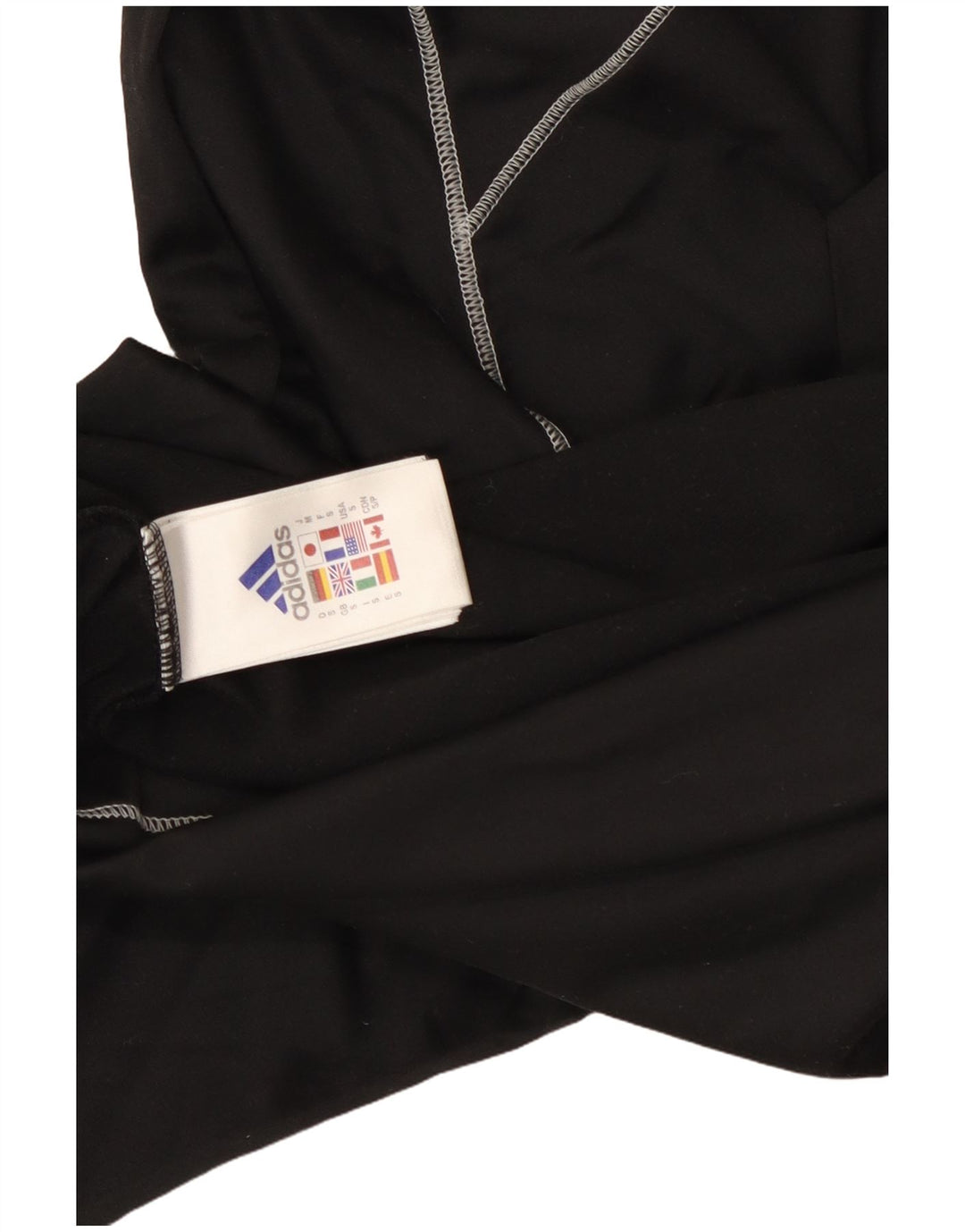 Adidas Herre Top Langærmet Lille Sort Polyester Sports