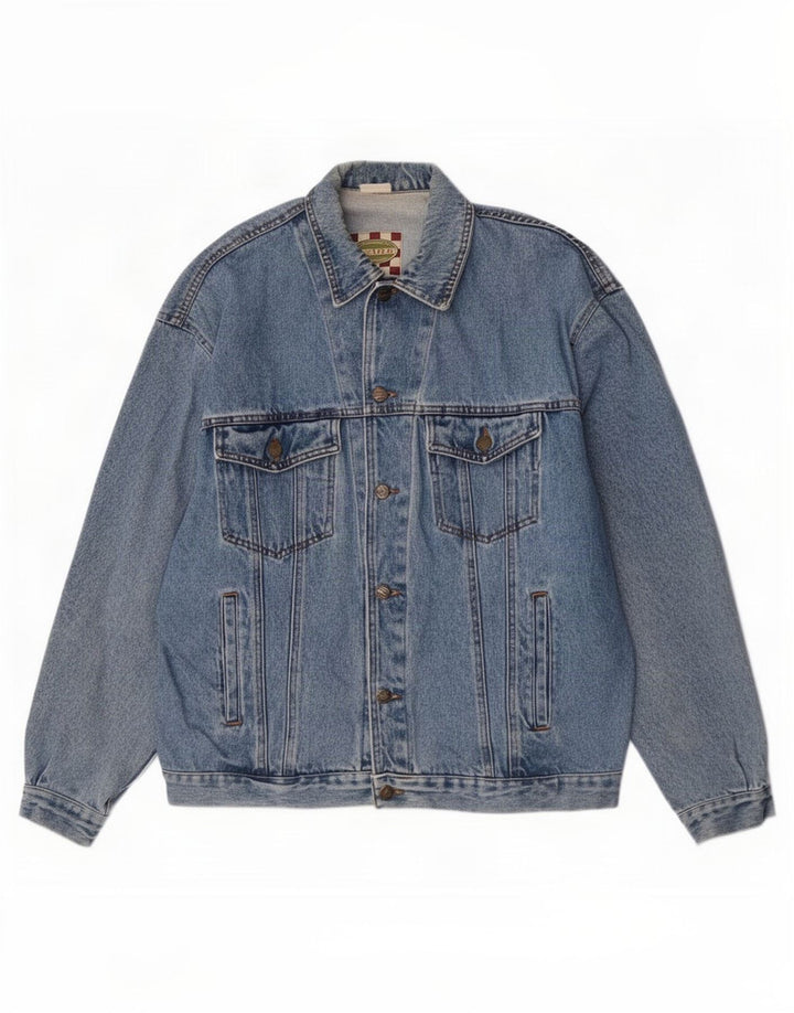 CLARK Denimjakke til mænd UK 42 XL Blå