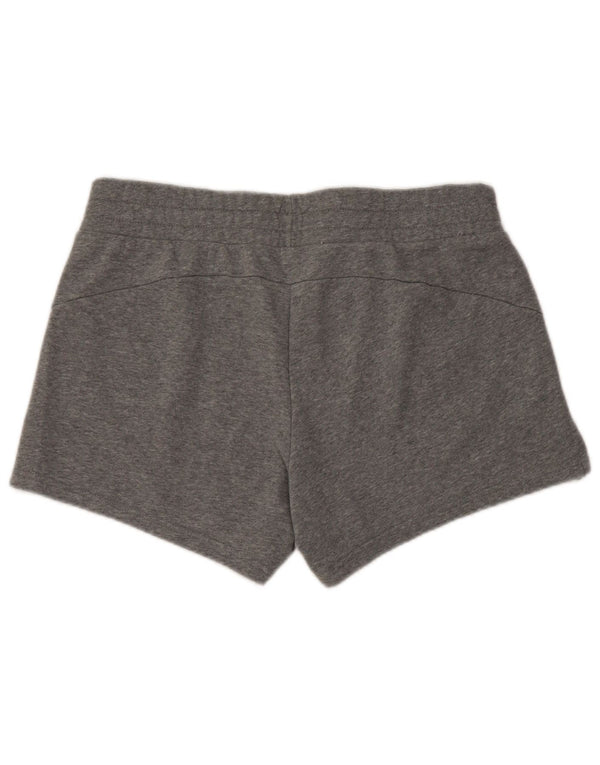 PUMA Womens Sport Shorts UK 18 XL  Grey Cotton