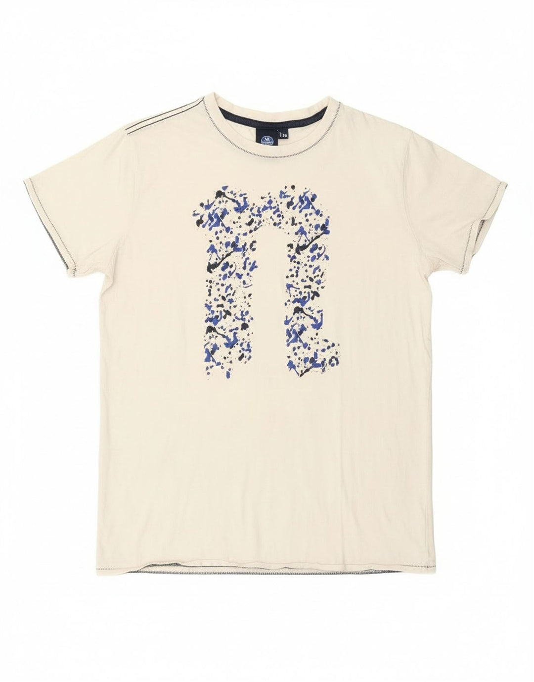 North Sails Drenge Grafisk T-Shirt Top 15-16 År Off White Plettet