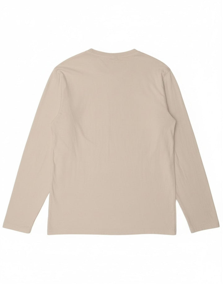 SUN68 Mens Top Long Sleeve XL White Cotton