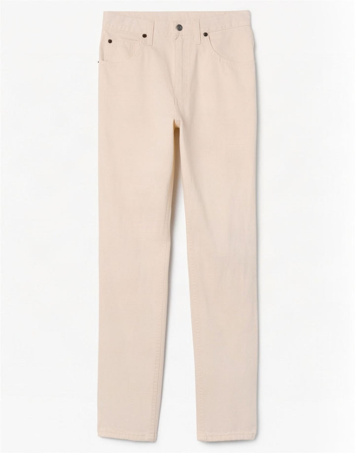 Rifle Dame Straight Jeans W28 L30 Hvid Bomuld