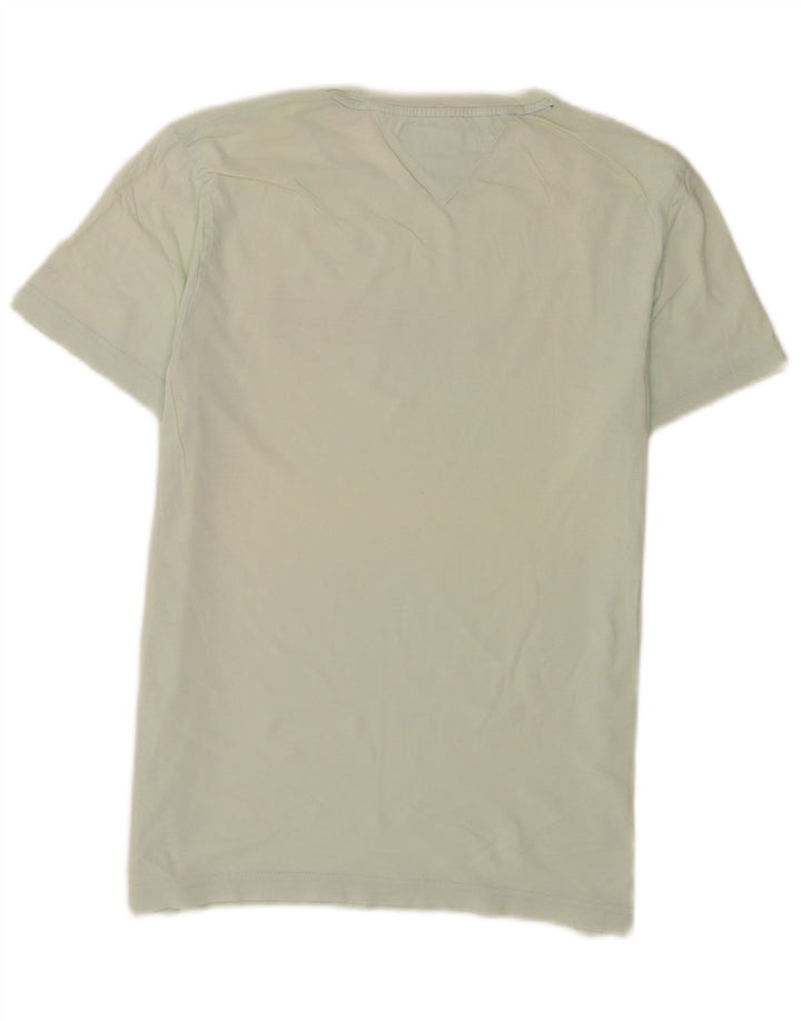Tommy Hilfiger Herre grafisk T-shirt top mellemgrøn bomuld
