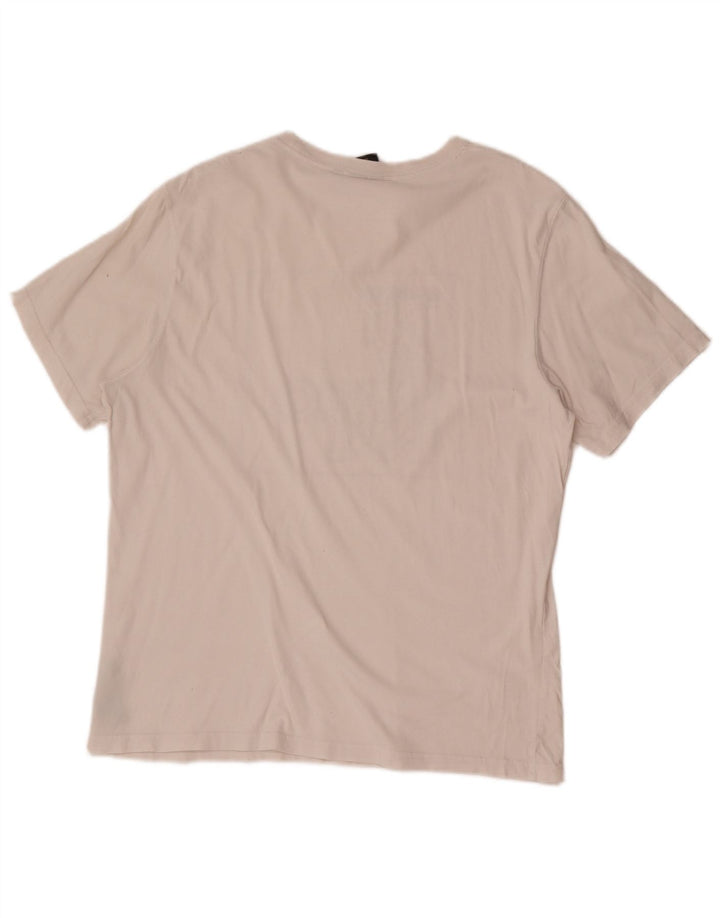 Barbour Herre Skræddersyet Fit Grafisk T-shirt Top Stor hvid bomuld