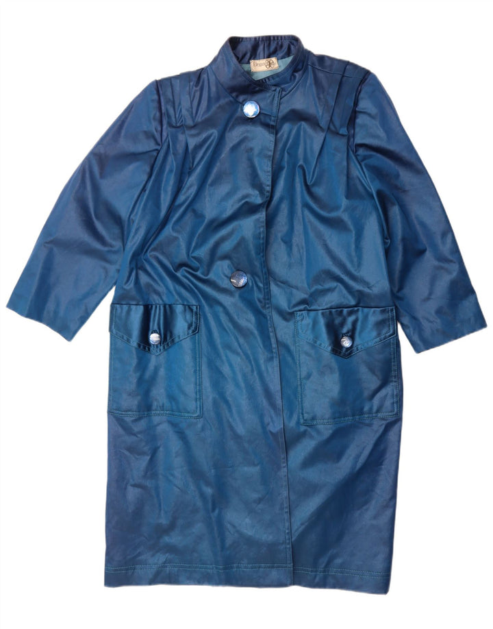Elegance Paris Dame 3/4 ærmet overfrakke UK 22 3XL Blå
