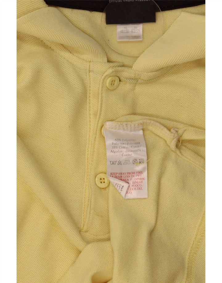 Umbro Herre Polo Shirt XL Gul Polyester