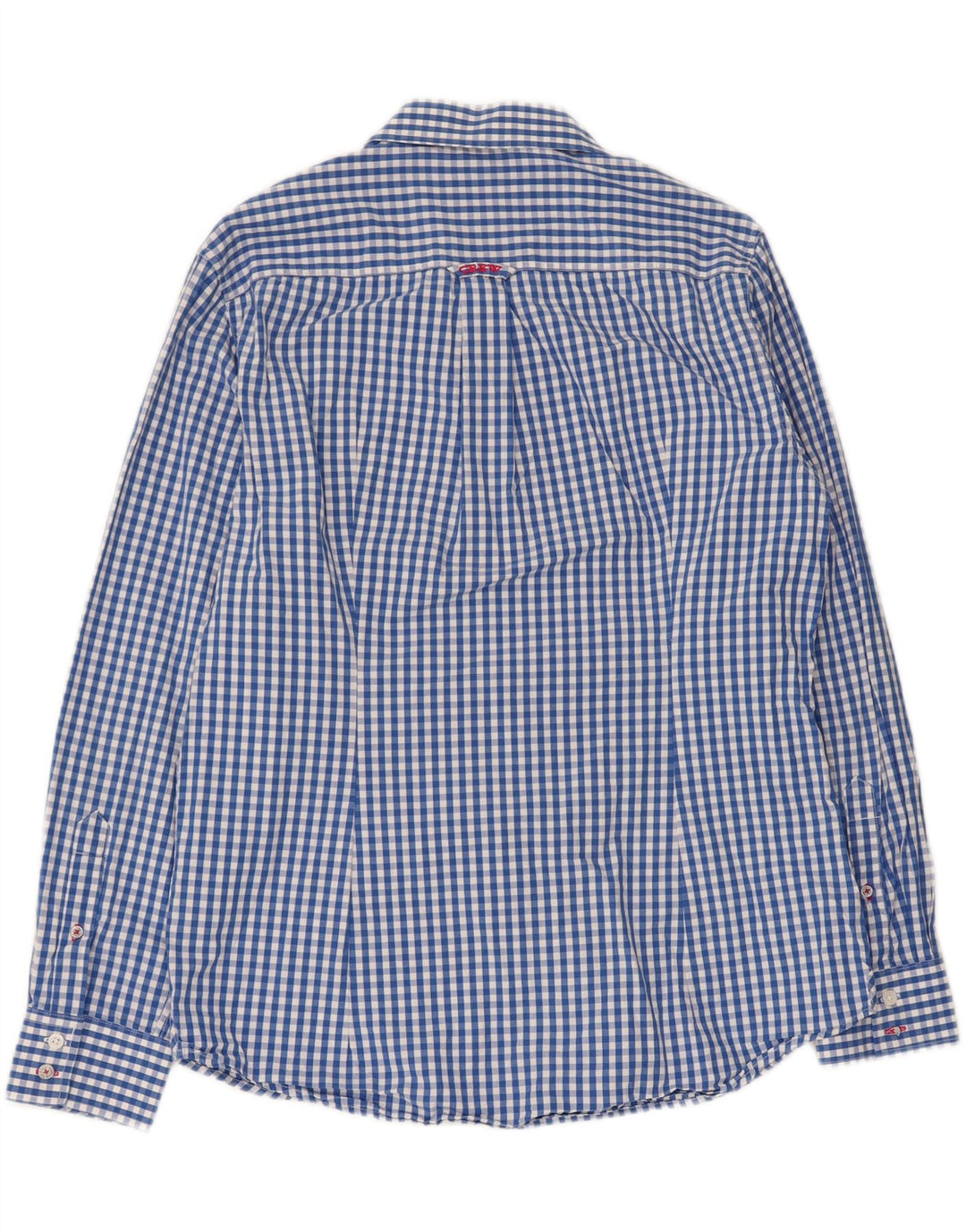 Crew Clothing Herre Classic Fit Shirt Large Blue Gingham Cotton