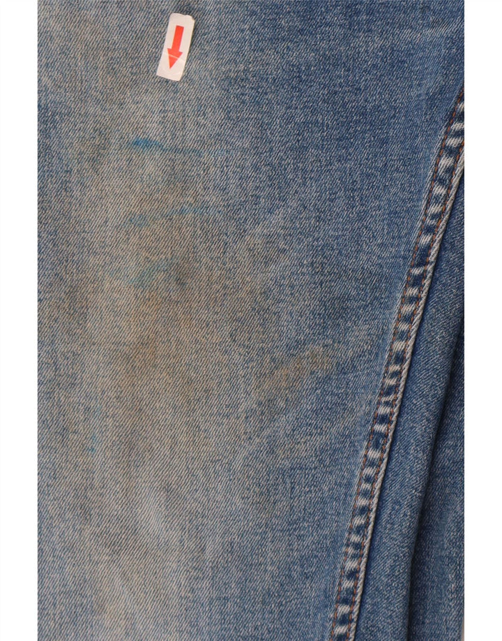 Zara Herre Slim Jeans EU 42 Large W32 L32 Blå Bomuld