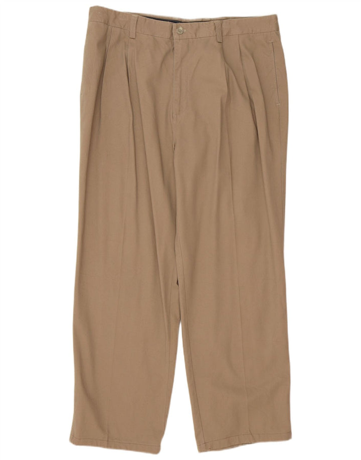 Dockers Herre Pegged Chino Bukser W38 L30 Beige Bomuld