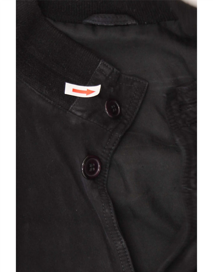Vintage herre ruskind bomberjakke UK 38 Medium Black
