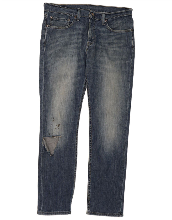 Levi's Slim Jeans til mænd W34 L32 Blå