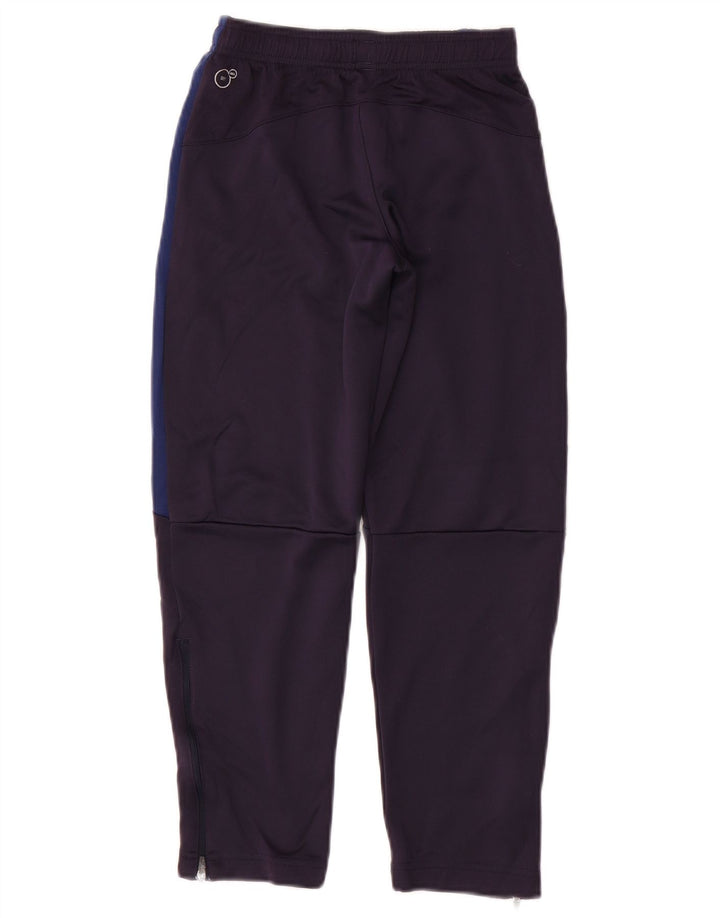 PUMA Træningsdragtsbukser til drenge 9-10 år Navy Blue Colourblock Polyester