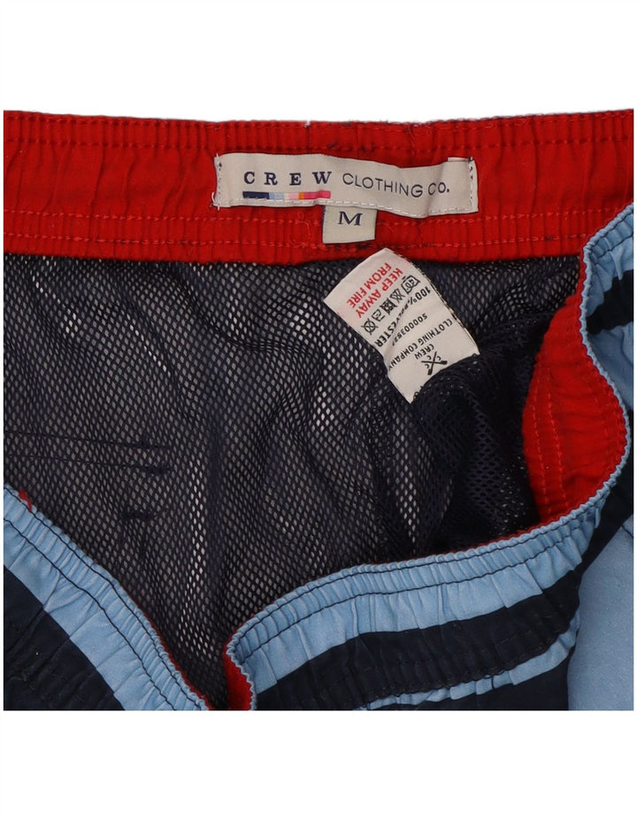 CREW TØJ Herre badeshorts Medium blå stribet polyester