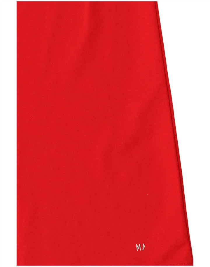 Adidas Herre T-Shirt Top Lille Rød Polyester
