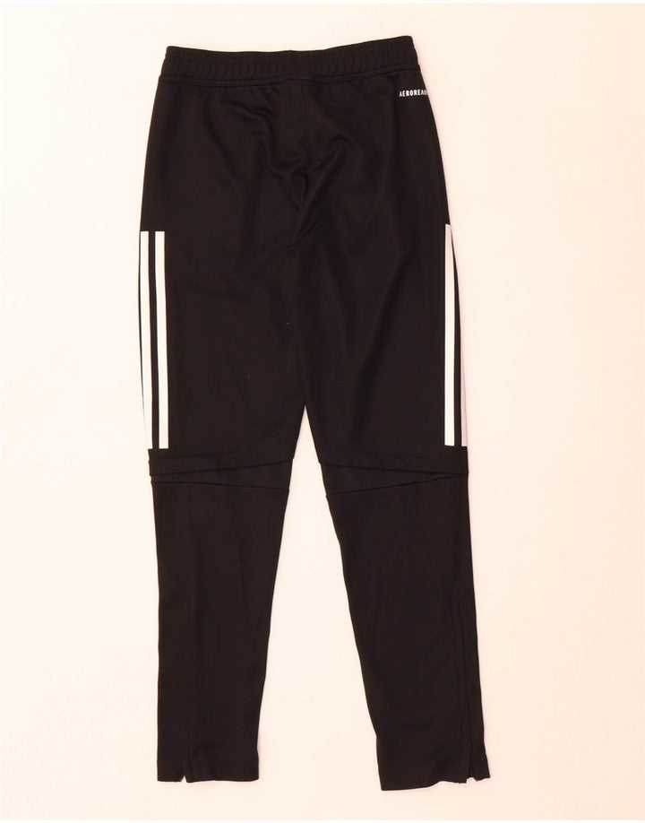 Adidas Boys Aeroready Tracksuit Bukser 9-10 år Sort polyester