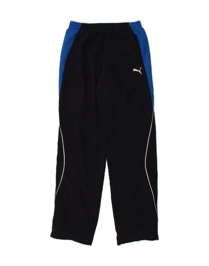 PUMA Træningsdragt bukser til mænd Small Navy Blue Colourblock Polyester