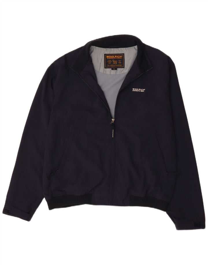 Woolrich Herre Bomber Jacket UK 44 2XL Navy Blue