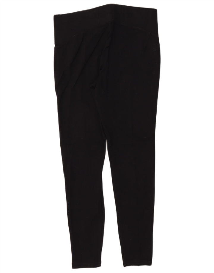 MARKS & SPENCER Leggings til kvinder UK 14 Stor sort viskose