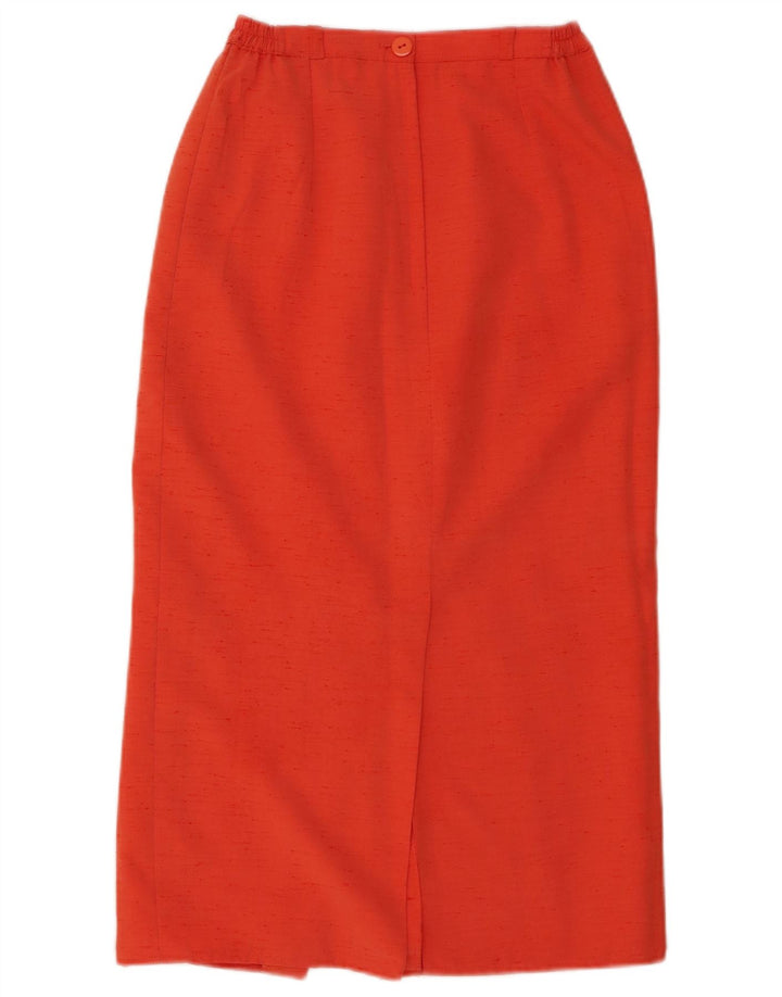 ENDORA Womens Maxi Pencil Skirt UK 10 Small W24  Red Flecked
