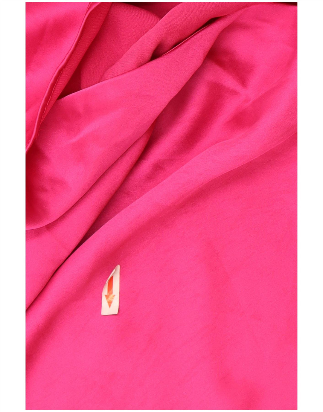 Zara Dame Langærmet A-Line Kjole UK 14 Medium Pink Polyester