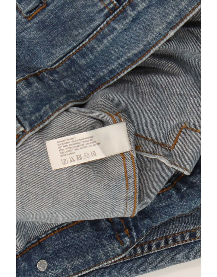 Fat Face Dame denimjakke UK 12 Medium Blue Cotton