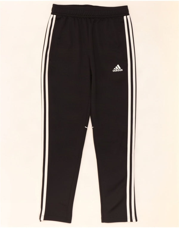 Adidas Træningsdragtsbukser til drenge 11-12 år W24 L25 Sort polyester