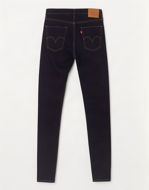 Levi's Dame Mile High Super Skinny Jeans W28 L30 Marineblå Bomuld