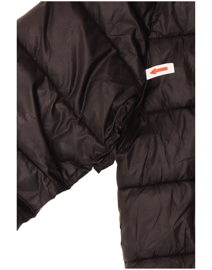 Champion drenge hættepolstret jakke 9-10 år medium sort polyester