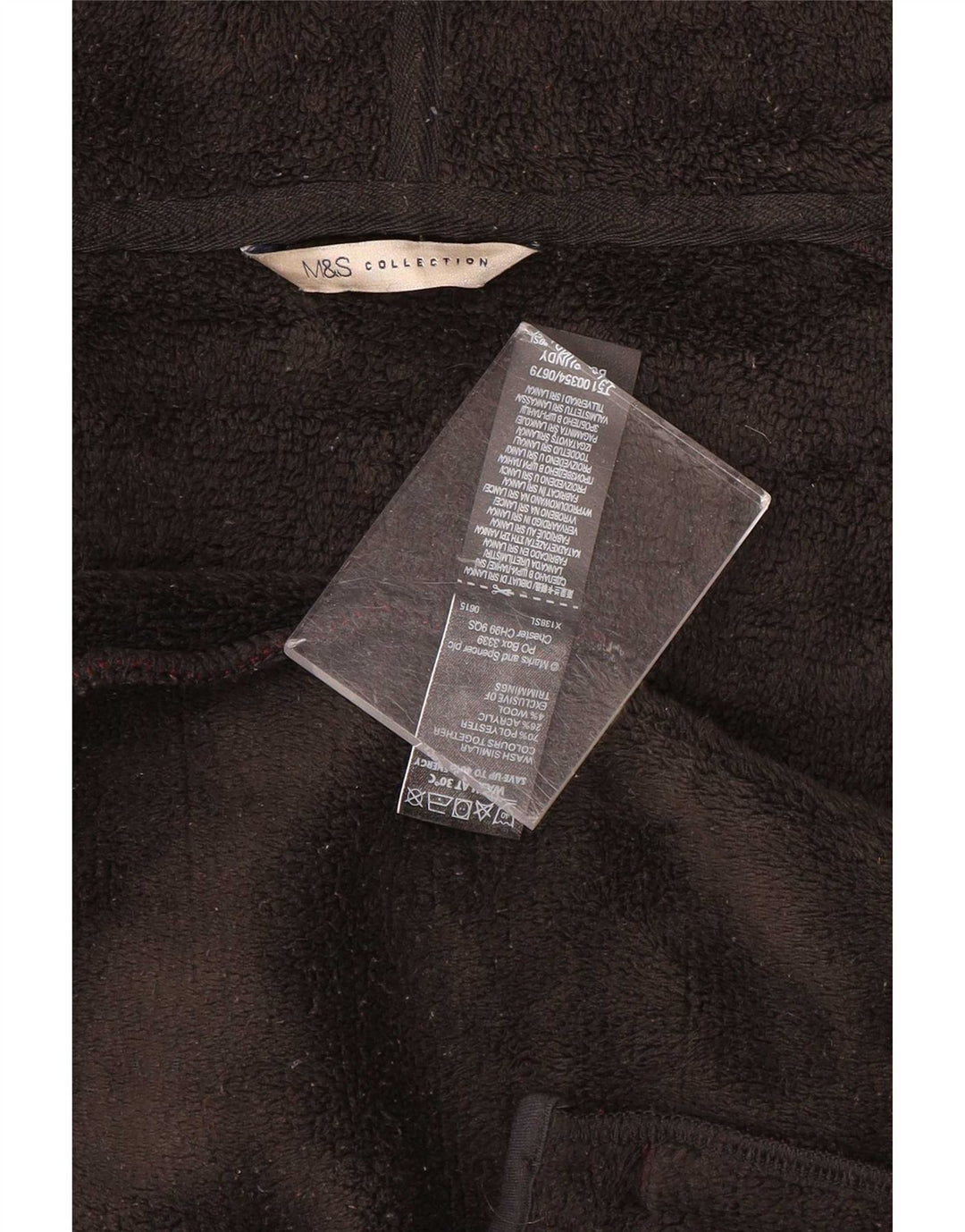 Marks & Spencer Dame Hættetrøje Sweater UK 16 Large Bourgogne Polyester