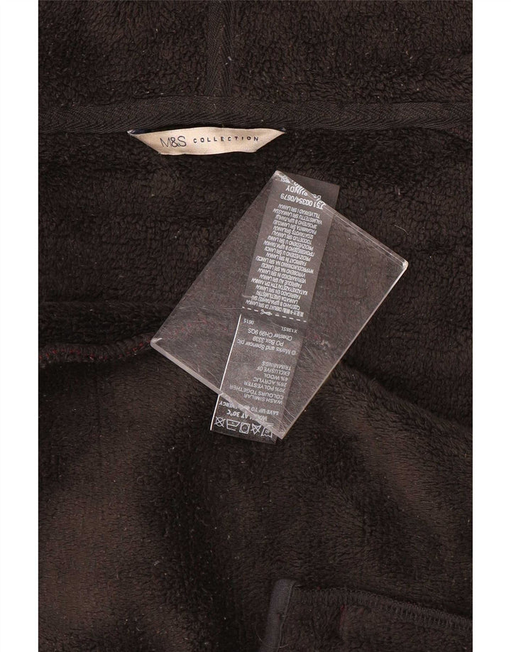 Marks & Spencer Dame Hættetrøje Sweater UK 16 Large Bourgogne Polyester
