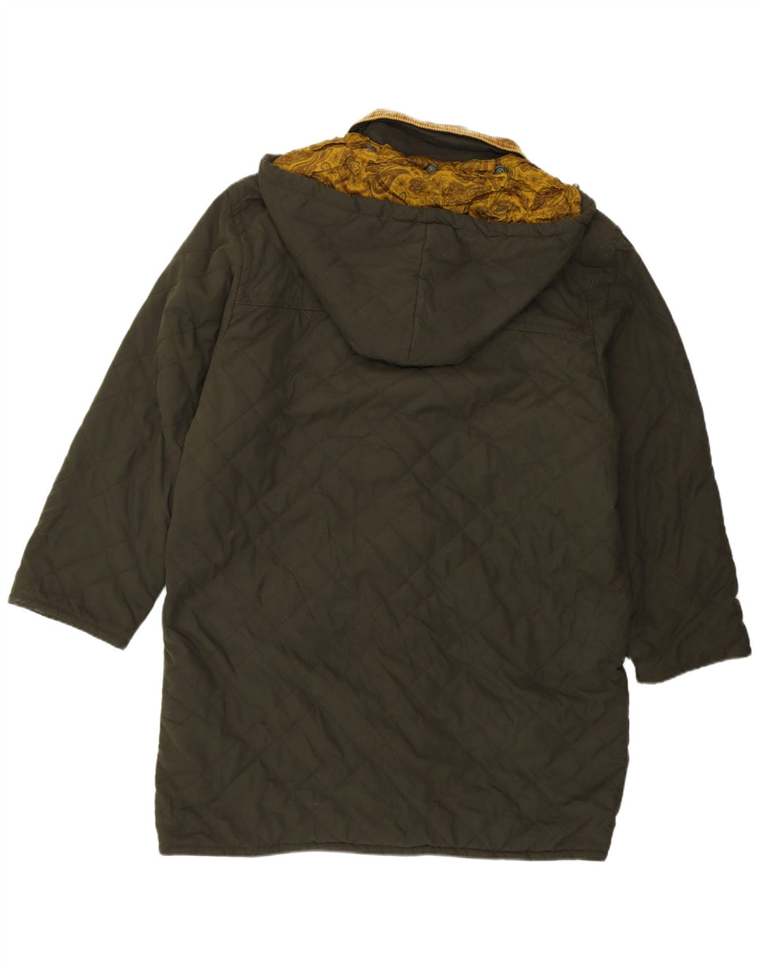 Blue Notes Herre Hætte Quilted Duffel Coat IT 52 XL Grøn Polyester