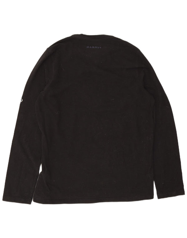 Mammut Herre Grafisk T-Shirt Langærmet XL Sort Bomuld