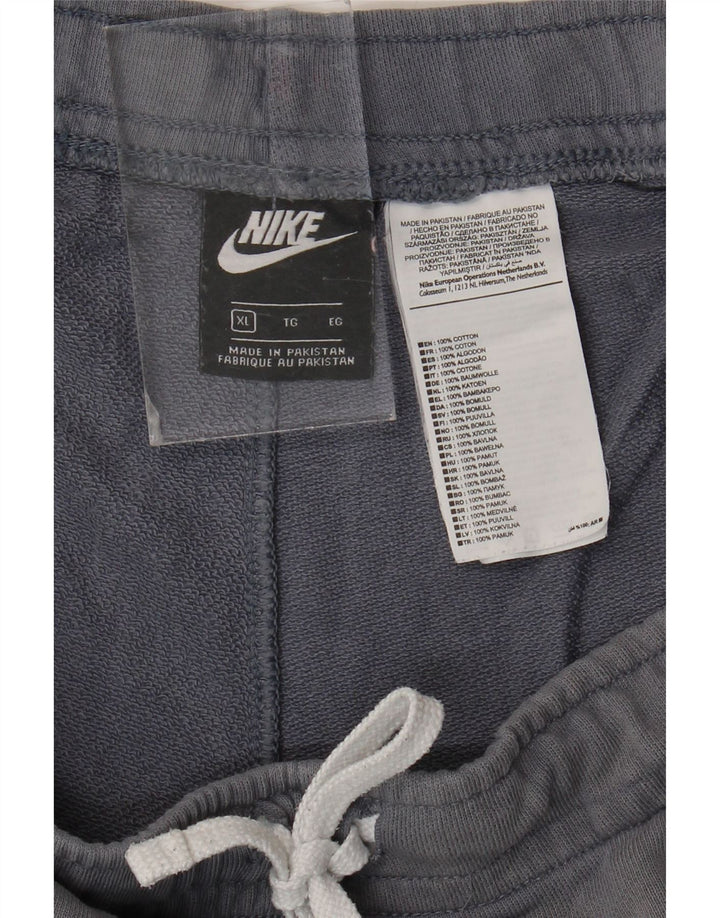 Nike herre grafiske sportsshorts XL grå bomuld