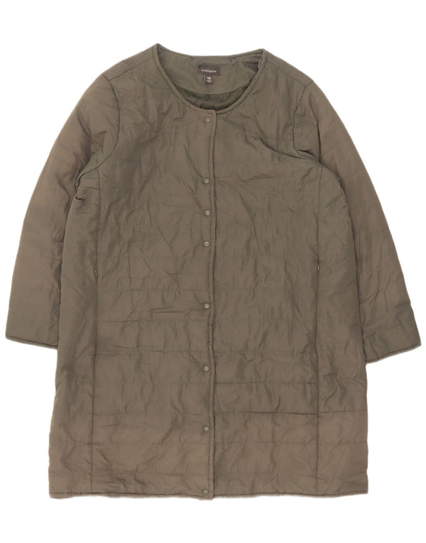 Marks & Spencer Womens Autograph Loose Fit Polstret Frakke UK 18 XL Khaki