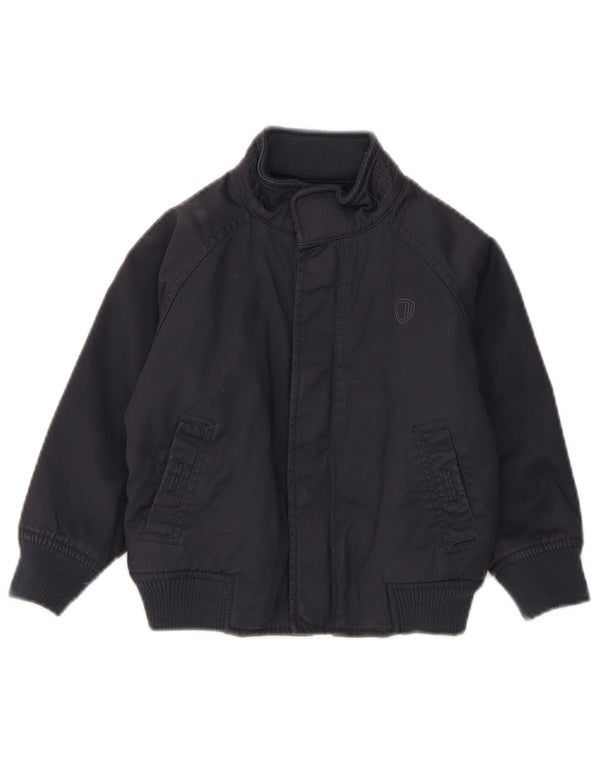 Ben Sherman drenge grafisk bomberjakke 3-4 år marineblå bomuld