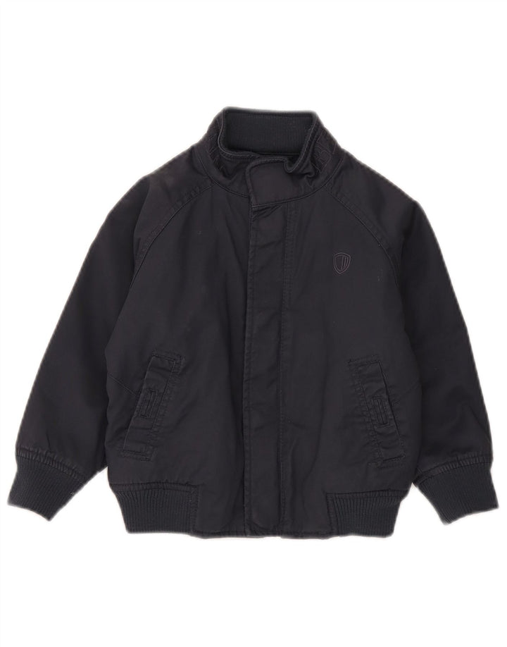 Ben Sherman drenge grafisk bomberjakke 3-4 år marineblå bomuld