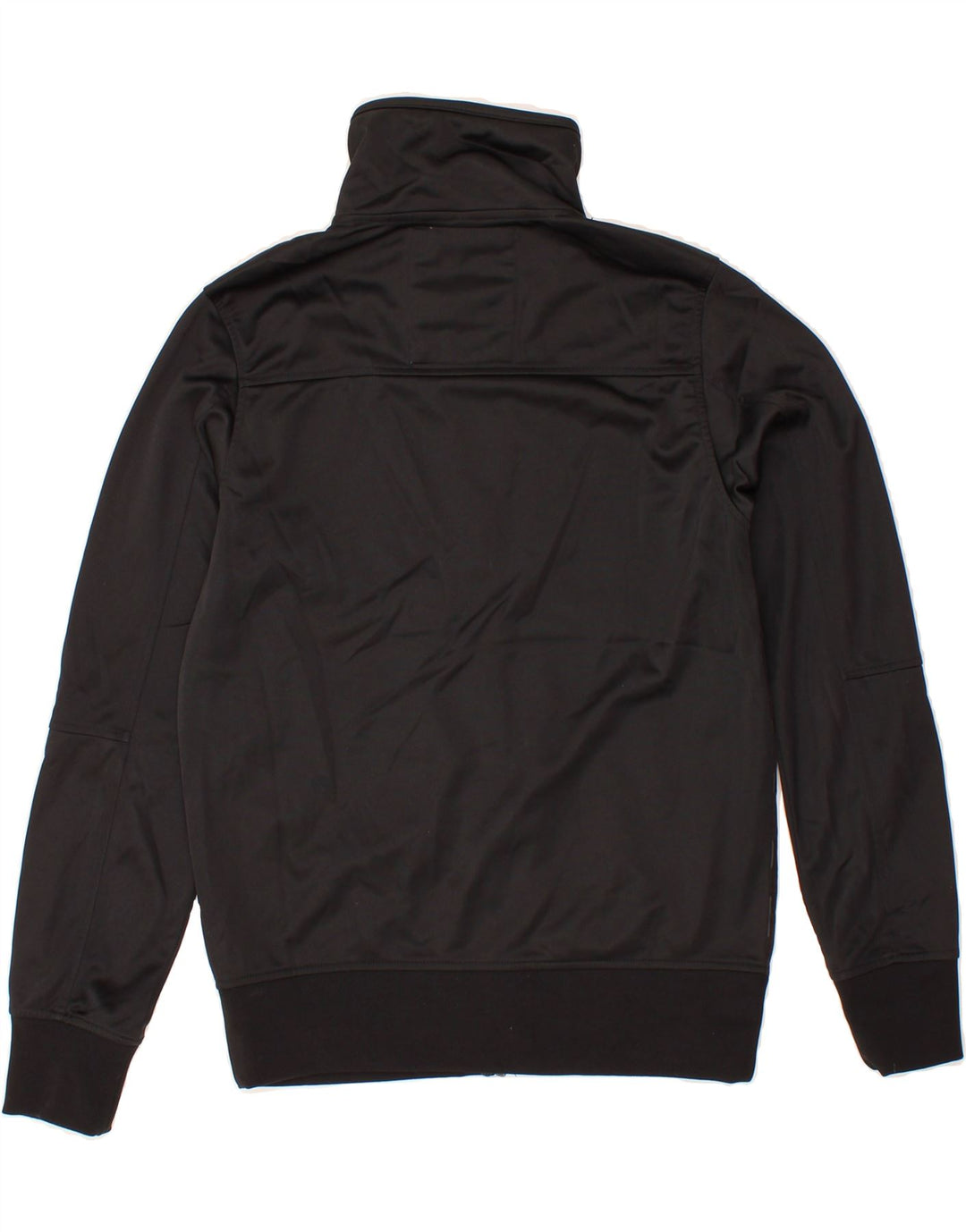 JACK & JONES Mens Tracksuit Top Jacket Small Black Striped Polyester Vintage Jack & Jones and Second-Hand Jack & Jones from Messina Hembry 