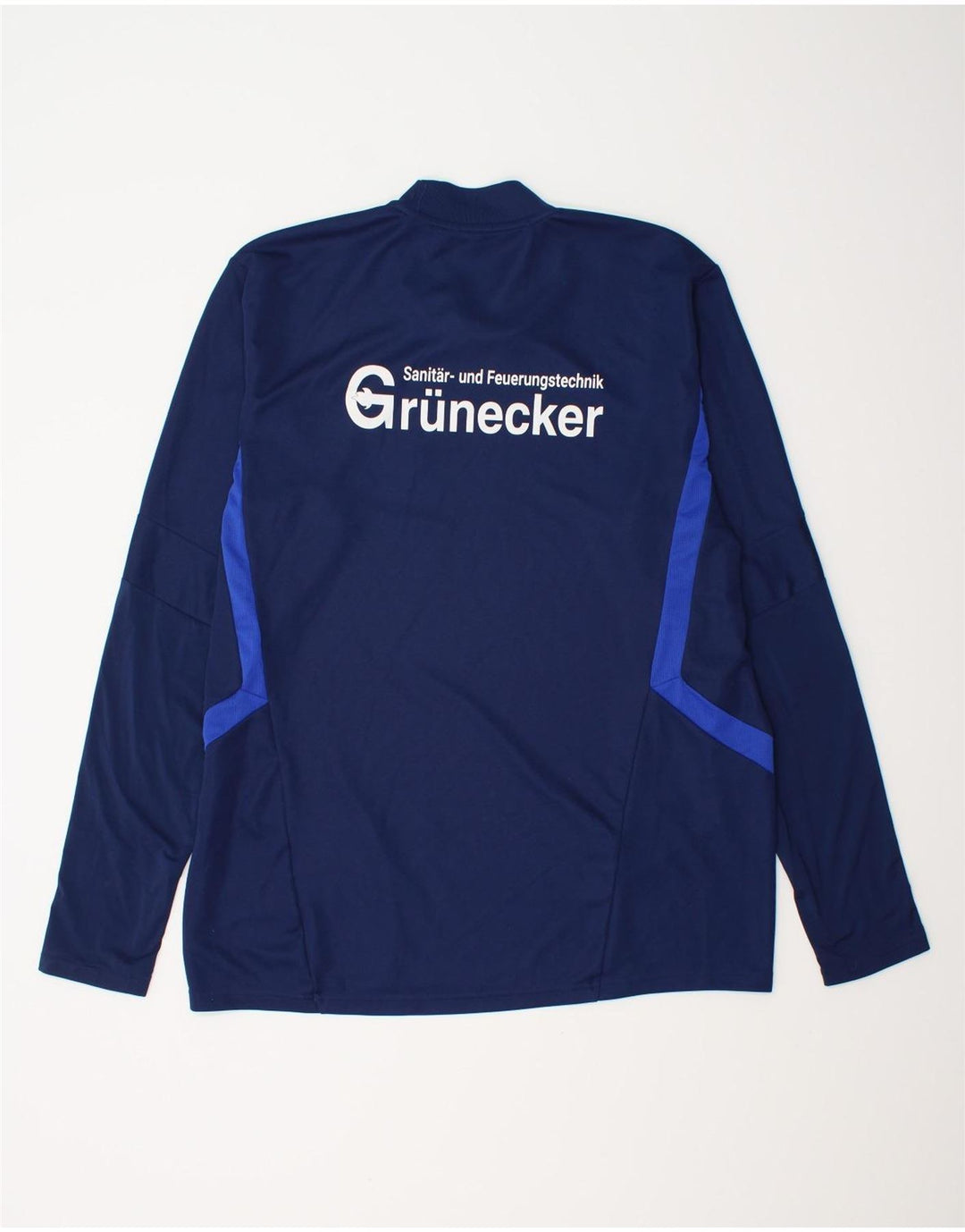 Adidas Herre Climacool Grafisk Top Langærmet XL Navy Blue Polyester