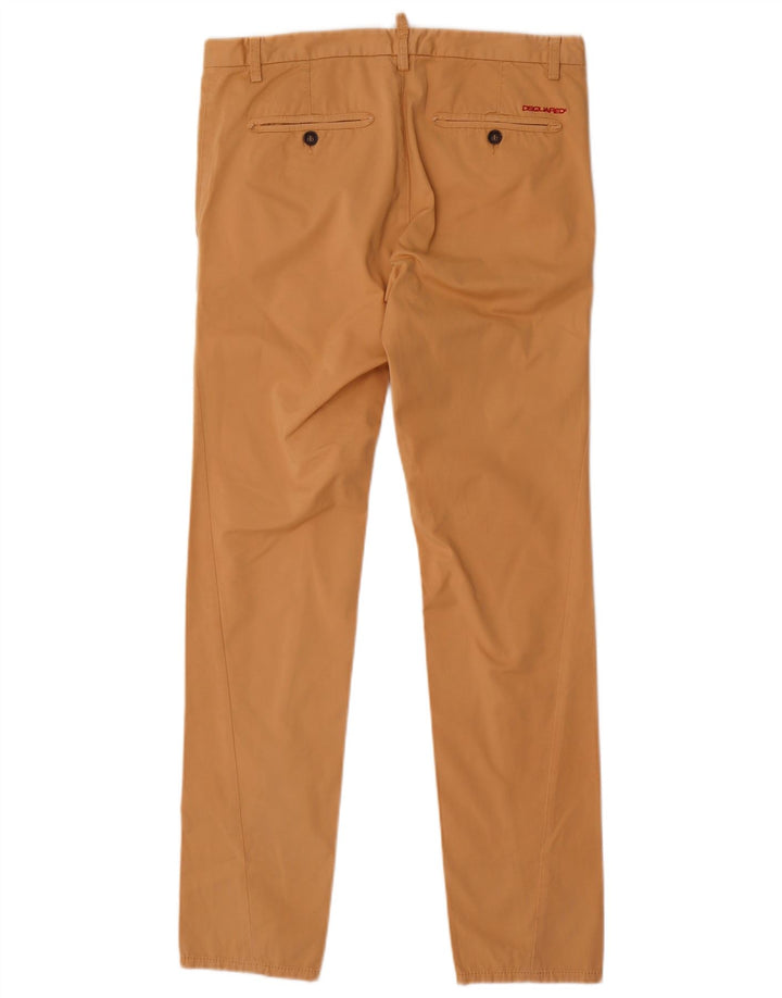 Dsquared2 Dame Slim Chino Bukser IT 46 Large W32 L32 Beige Bomuld